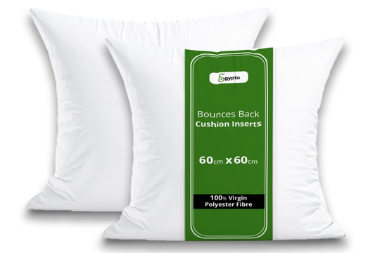 EGYPTO Pack of 4 Cushion Inserts - Hypoallergenic