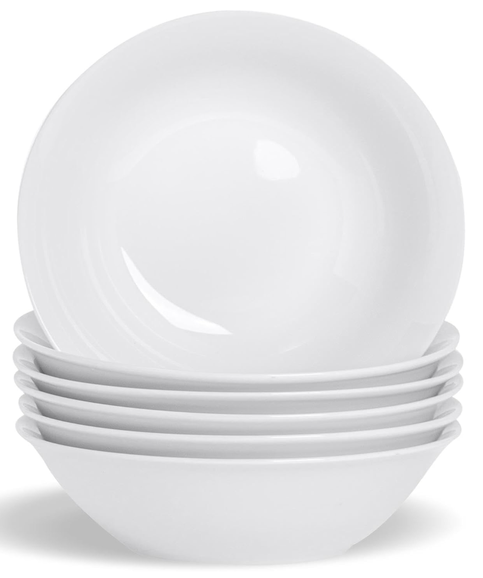 Argon Tableware 12x Classic White 18cm Cereal Bowls