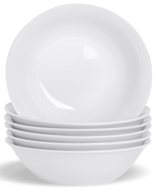 Argon Tableware 12x Classic White 18cm Cereal Bowls