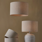 Neutral Tweedy Plain Easy Fit Shade Ceiling Light, 40cm