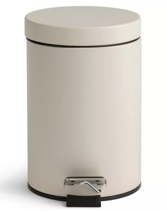 Habitat 3Litre Pedal Bin - Cream