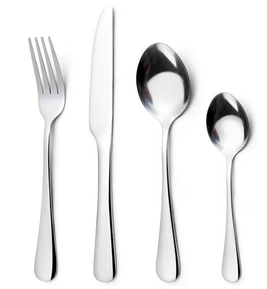LAZAHOME Cutlery Set for 8 People, Silver