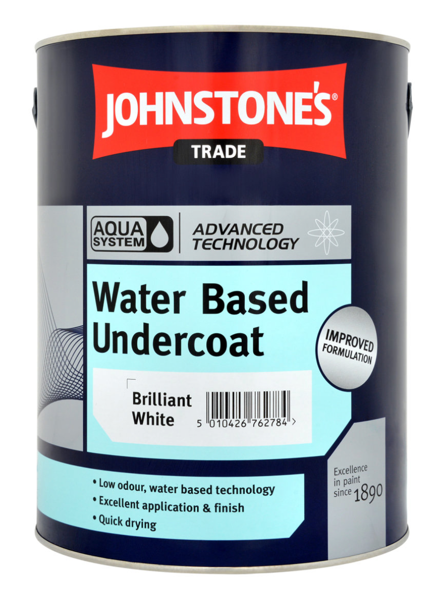 5L Johnstones Trade Aqua Undercoat Brilliant White