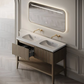 Kensington Double Vanity Unit & Stone Basin 1200mm Smoked Oak