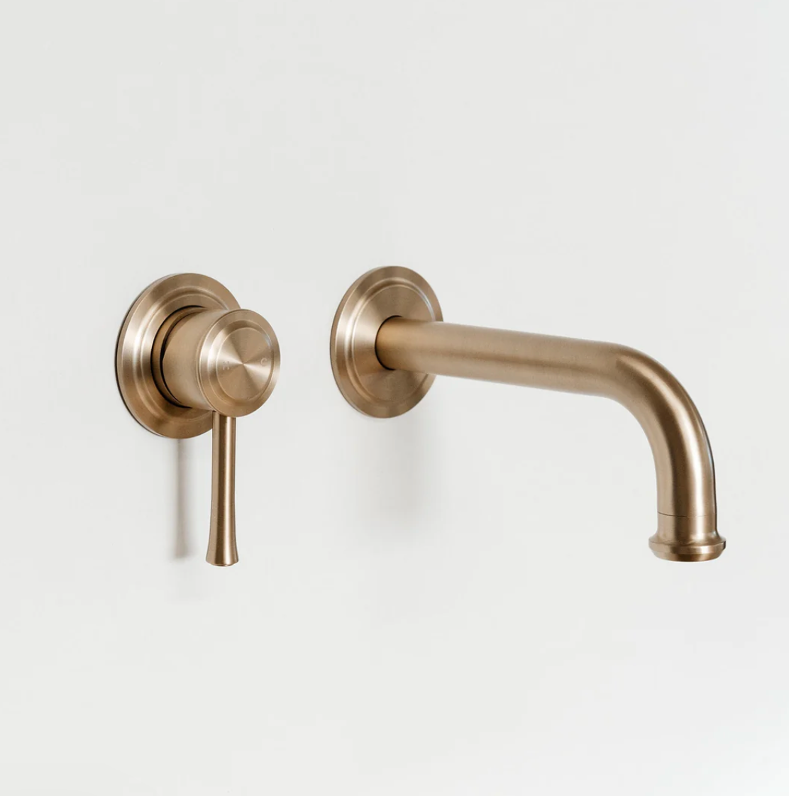 Tempus Brass Wall Mounted Basin Mixer Tap
