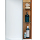 Slim Bathroom Wall Cabinet, Bamboo