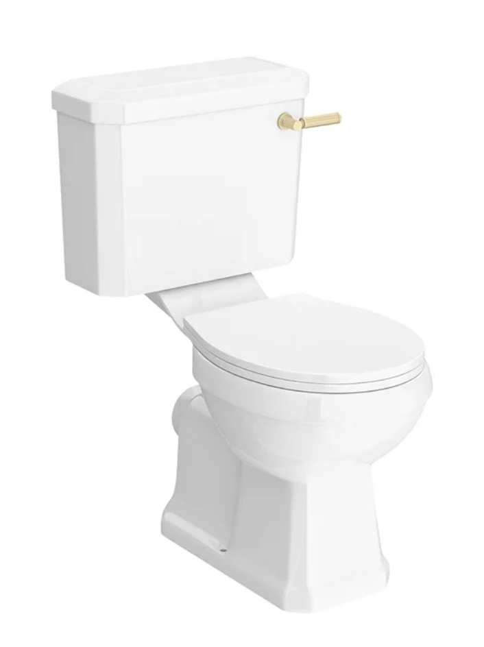 Arezzo Traditional Toilet with Chrome Lever