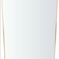 Argos Home Gold Framed Irregular Wall Mirror - 90x60cm