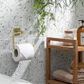 Habitat Toilet Roll Holder - Brushed Gold