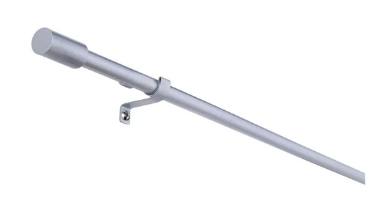 Argos Home Silver Extendable Curtain Pole, 100cm - 180cm