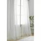 Argos Home Sheer Unlined Voile Curtains Panel - White