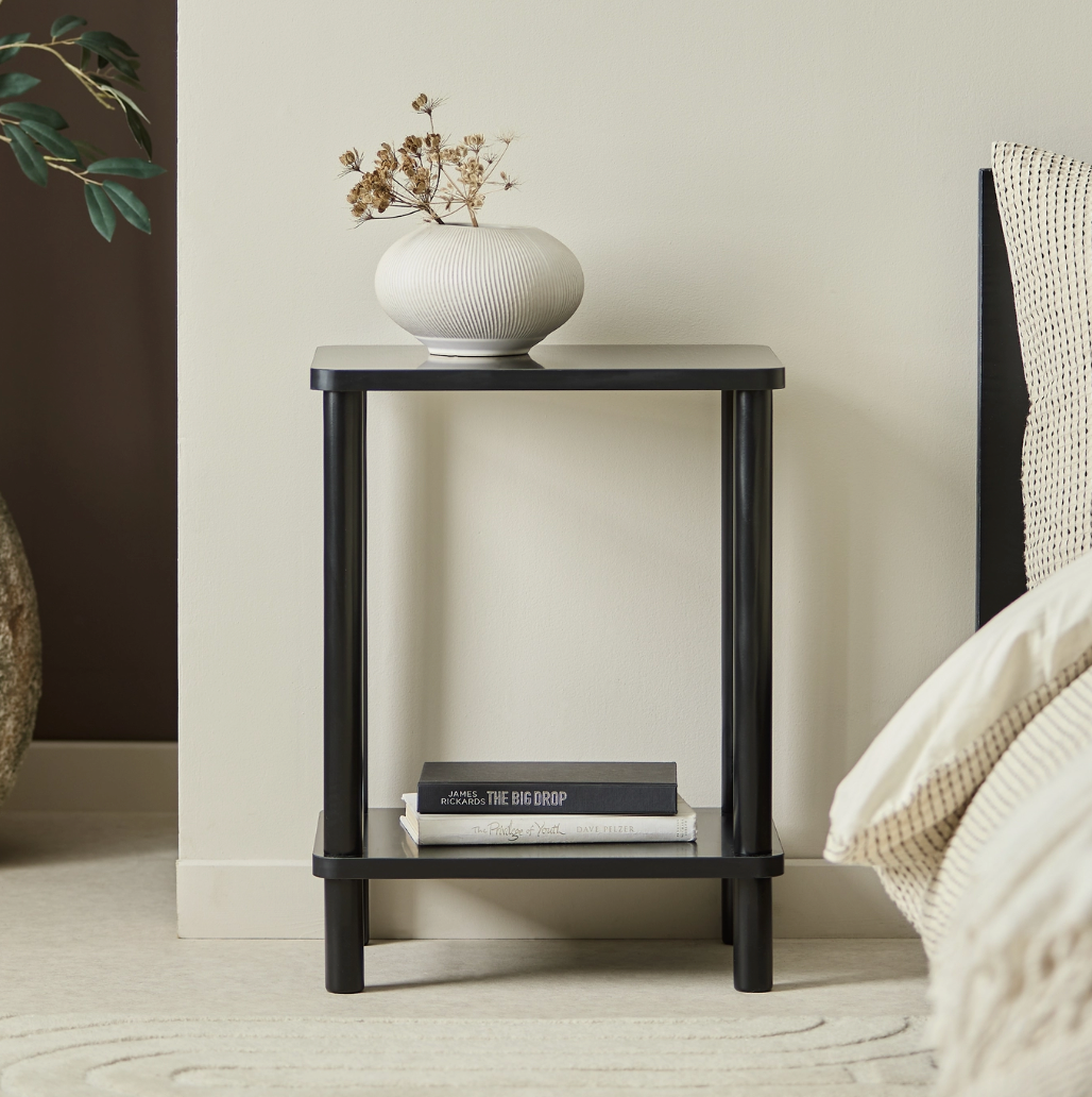 Argos Home Andrea Bedside Tables - Black