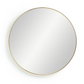 Habitat Gold Effect Round Wall Mirror - 80x80cm