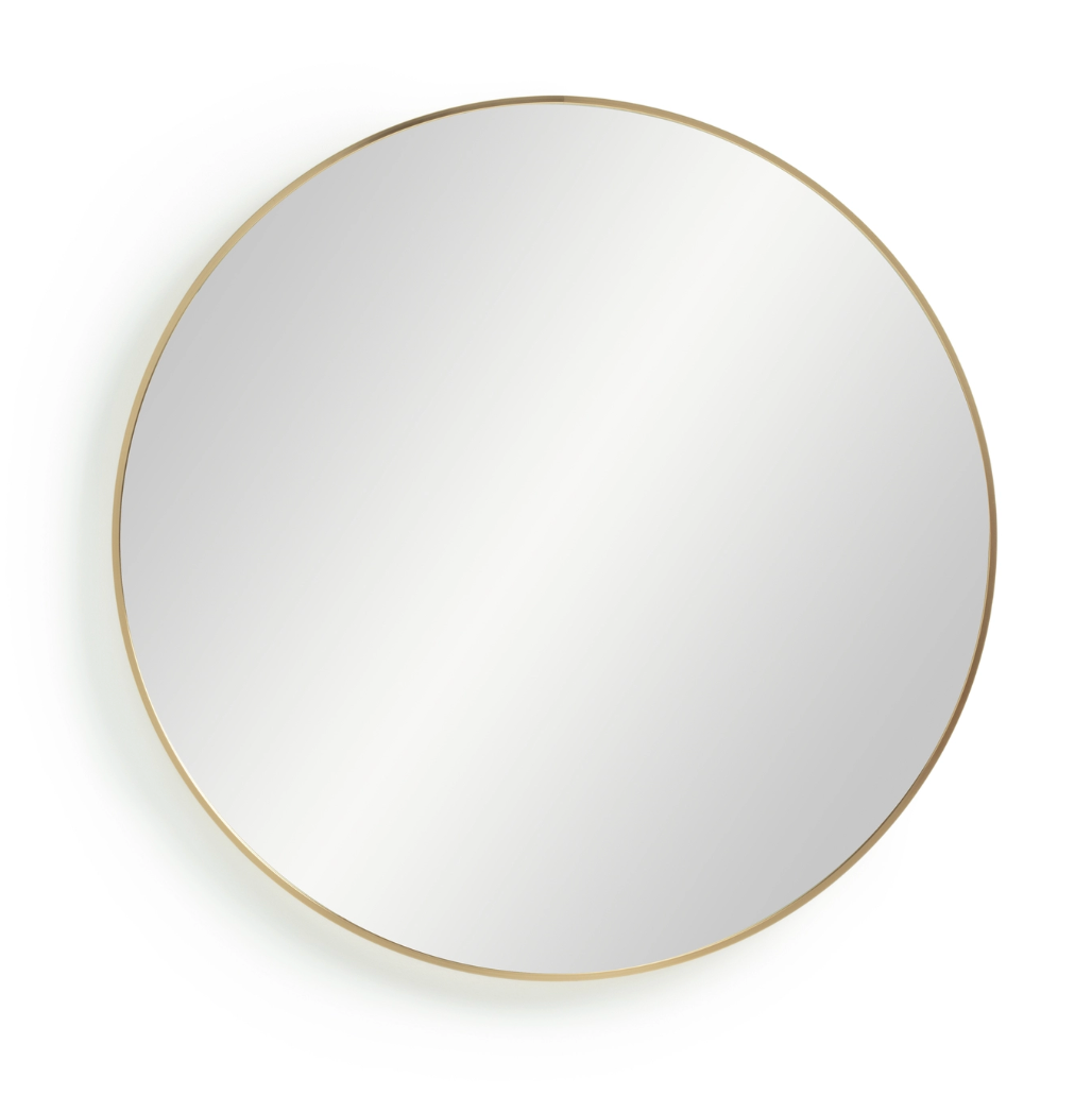 Habitat Gold Effect Round Wall Mirror - 80x80cm