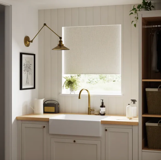 Aven Silver Blackout Roller Blind - W153 X D200CM