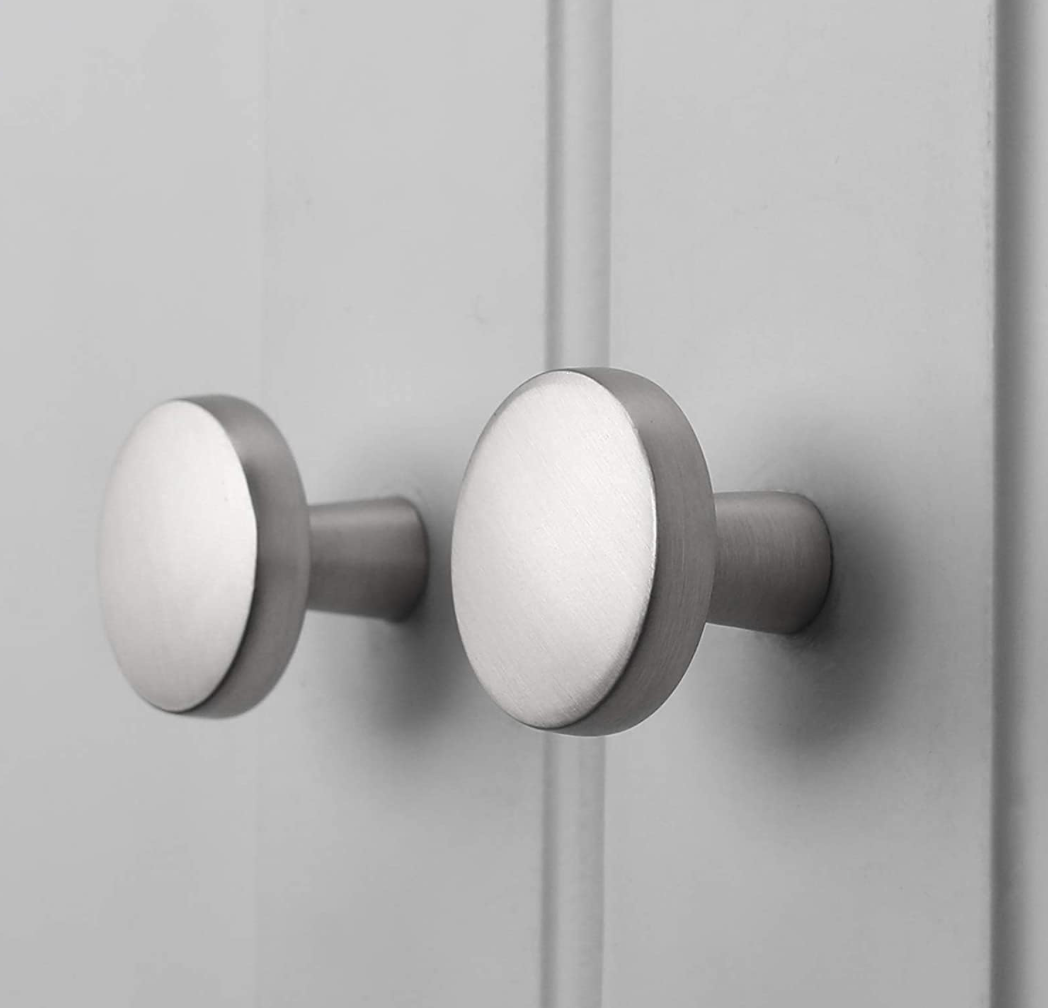 goldenwarm 10Pack Drawer Knobs, Silver
