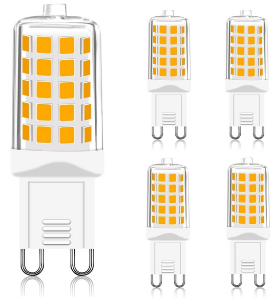G9 LED Bulbs Dimmable Warm White, 5pcs