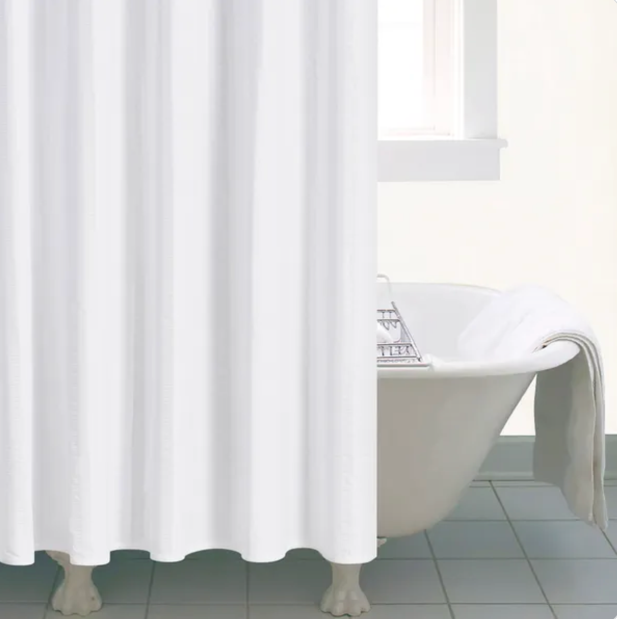 Seersucker Shower Curtain