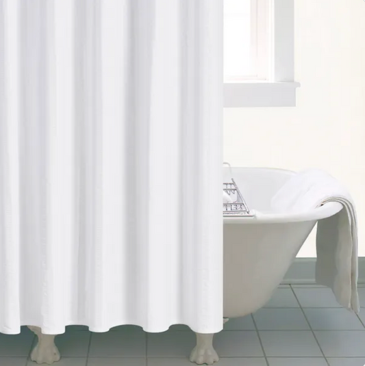 Seersucker Shower Curtain