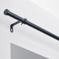 Trinity Extendable Metal Curtain Pole with Rings