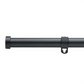 Trinity Extendable Metal Curtain Pole with Rings