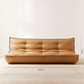Greta Faux Leather XL Sofa Bed, Brown, 208cm x 106cm x 78cm