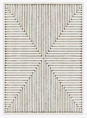 Jonathan Adler Inkdrop Camel & Ivory Rug Rug + Pad System, 305 X 425