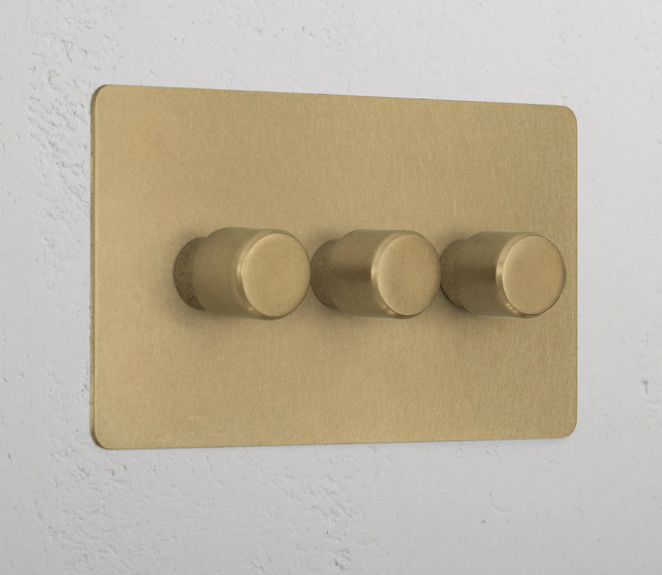 3G Two Way Dimmer Switch Antique Brass