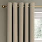 Berlin Linen Thermal Blackout Eyelet Curtains, W117 X D182