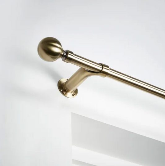 Ashton Room Darkening Extendable Metal Eyelet Curtain Pole