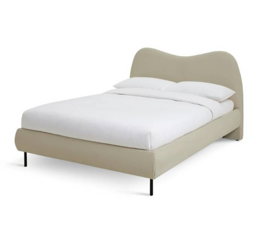 Habitat Orton Small Double Fabric Bed Frame - Natural