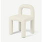 Cyla Dining Chair, Whitewash Boucle