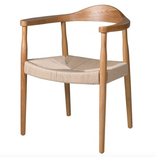 Natural Rope Seat Dining Chair 760 X 630 X 540mm