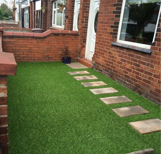 Lisbon 26mm Pile Height Artificial Grass, High Density Fake Turf - 4 X 6M