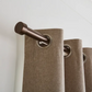 Trinity Extendable Metal Eyelet Curtain Pole, Bronze 28mm, 210 - 360cm