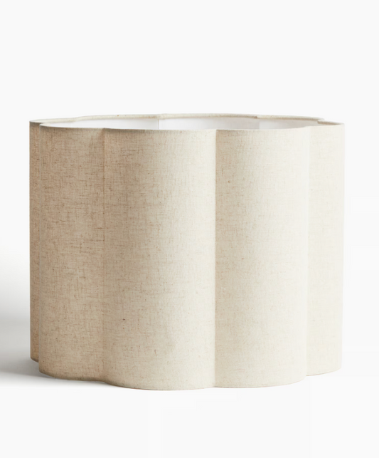 COTTON CANVAS LAMPSHADE, Light Beige