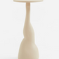 Metal Side Table, White 55 x 28.4cm