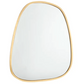 Pebble Squoval Wall Mirror, Gold 40 X 50cm