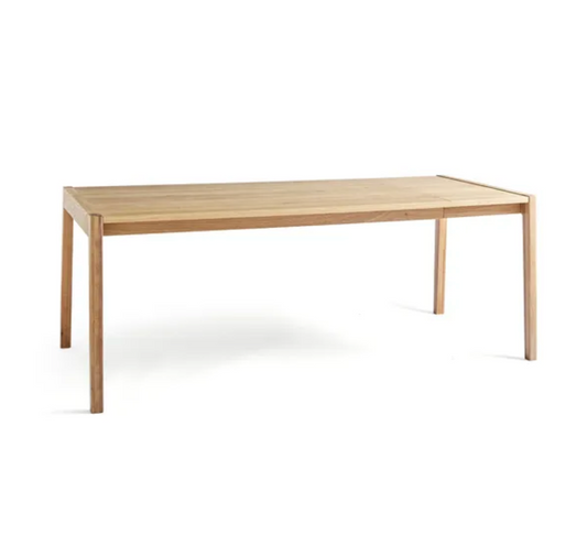Elements Holmes 6-8 Seater Extendable Dining Table, Modern Oak H75 x W 160-200 x D93cm