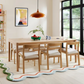 Elements Holmes 6-8 Seater Extendable Dining Table, Modern Oak H75 x W 160-200 x D93cm