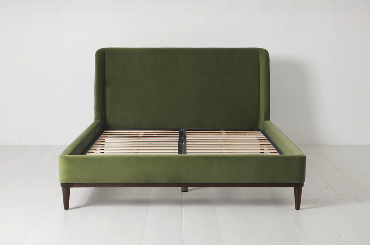 Bed 02 - King Size Bed Frame - Velvet Vine, W164 x H104 x L230cm