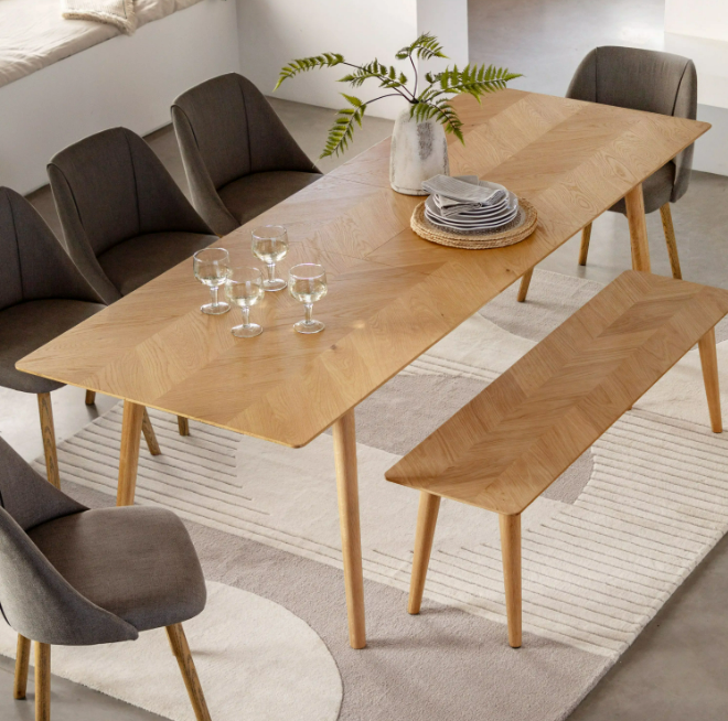 Milano Extending Dining Table, W200 X D90 X H76CM