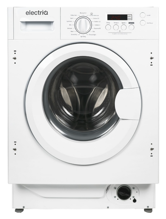 electriQ 7kg 1400rpm Integrated Washing Machine - White