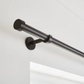 Trinity Extendable Metal Eyelet Curtain Pole, 28mm, 120-200cm