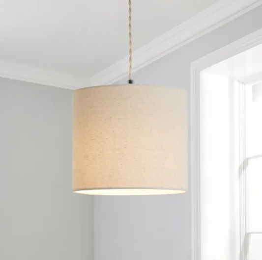Luna Drum Lamp Shade, 20cm