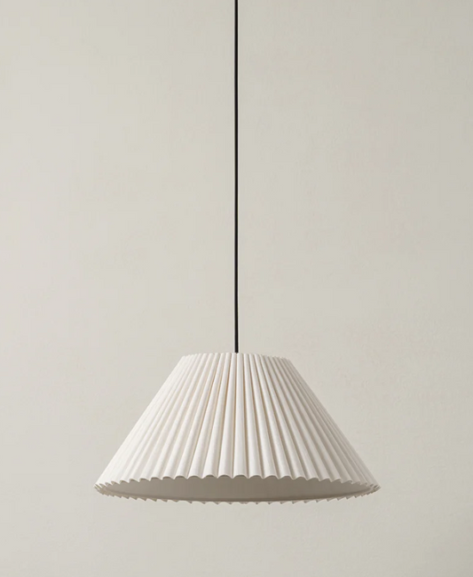 Plia - pleated linen lampshade