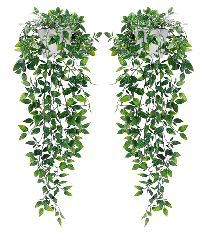 Artificial Hanging Plants Pack of 2