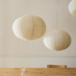 Linen Ceiling Lampshade Cream, 38 X 50 X 50CM