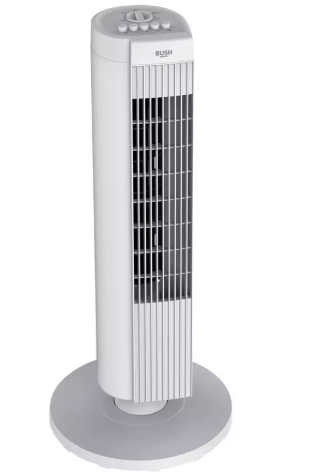 Bush White Tower Fan