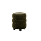 Emi Olive and Black Pouffe, Olive 44X44X50CM